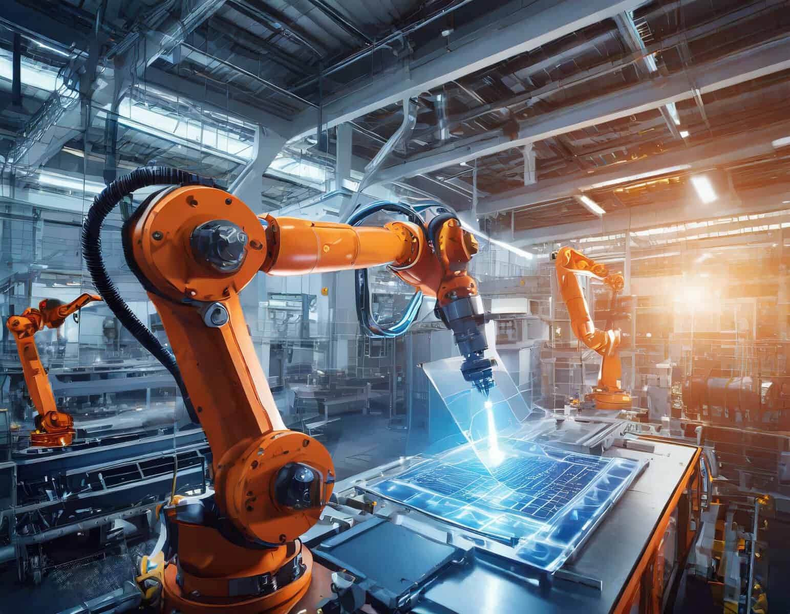 Smart factories with AI-driven automation