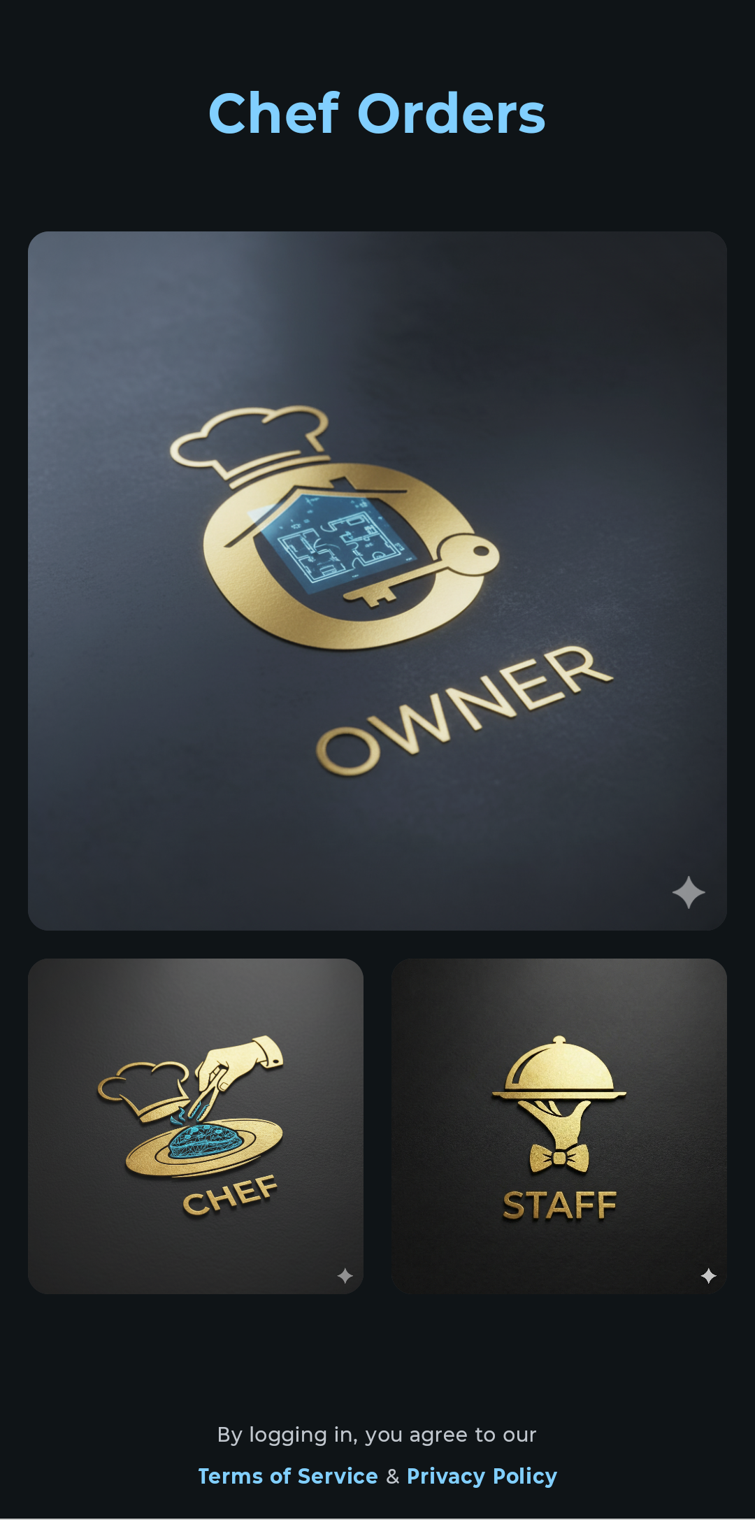 Chef Orders Mobile App