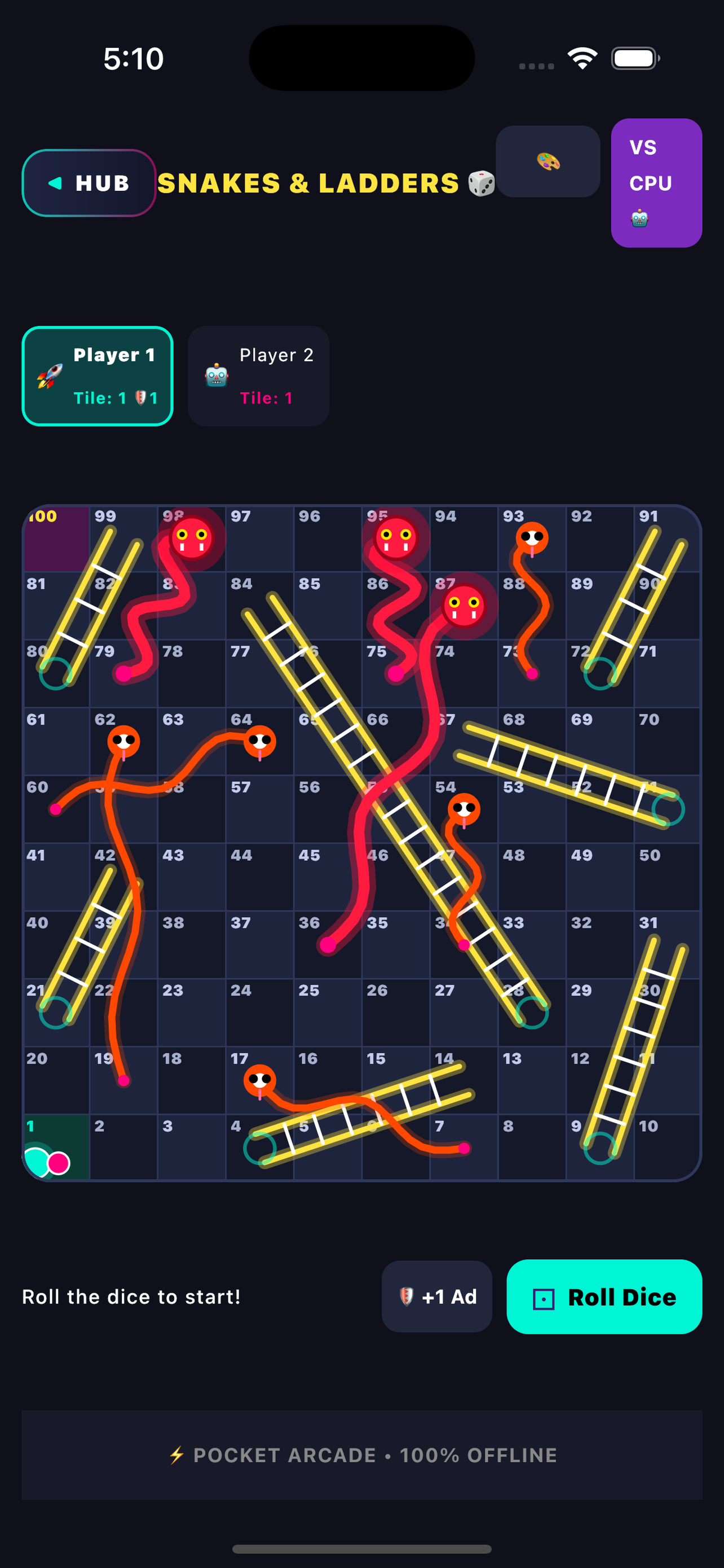 Snakes and Ladders Arena